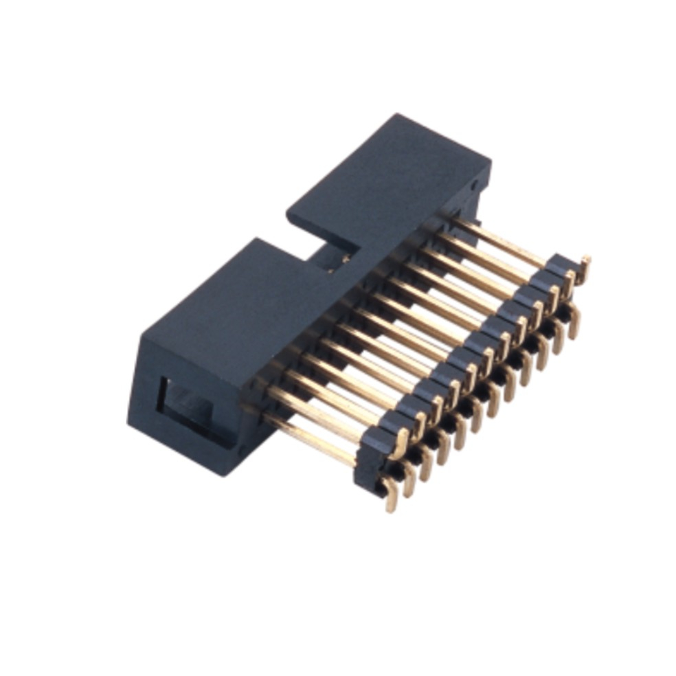 Box Header Connector 2.54mm H9.0mm With Extra Plastic SMT