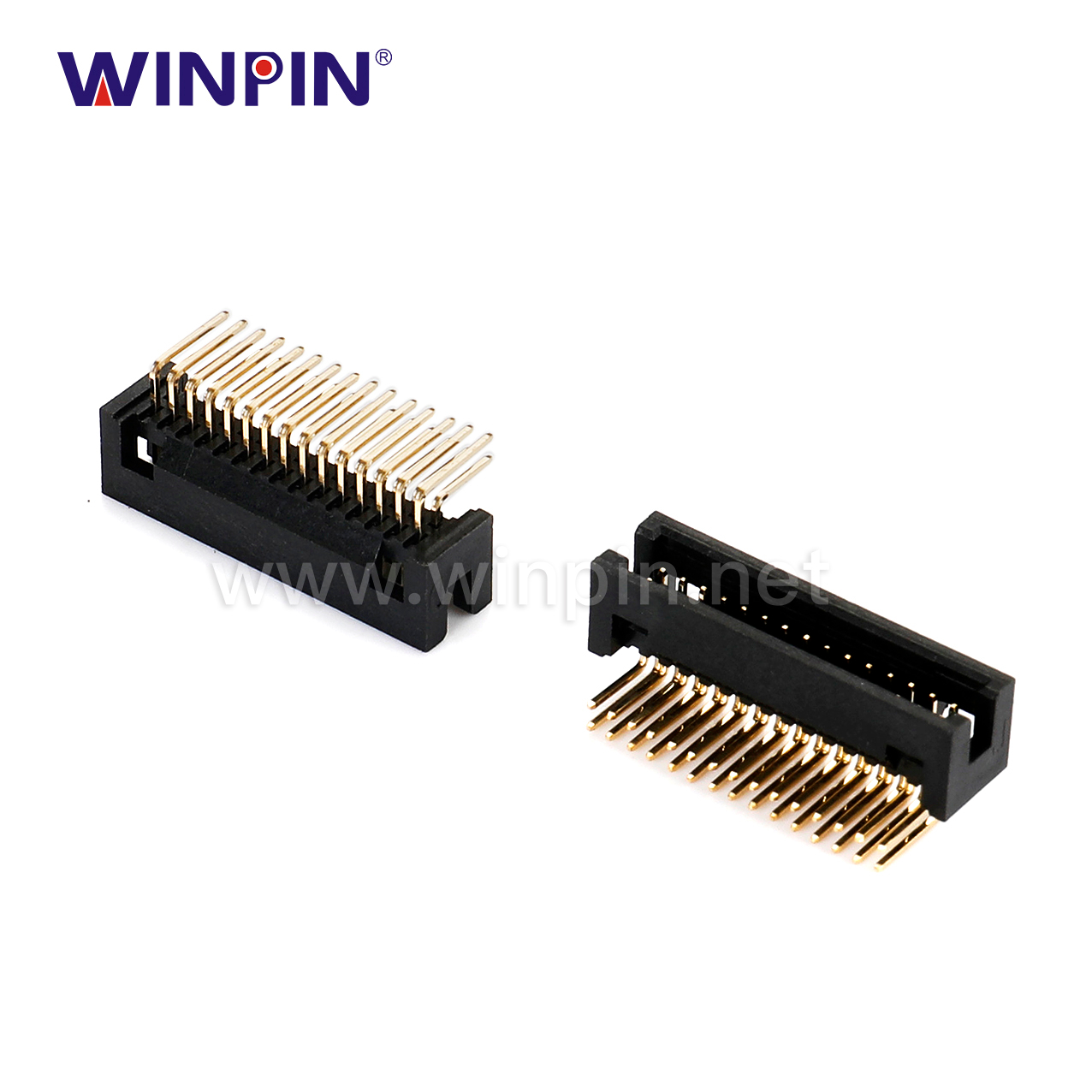 1.27简牛,H=5.7mm,双排,90°,2*15PIN,BHCR04-30