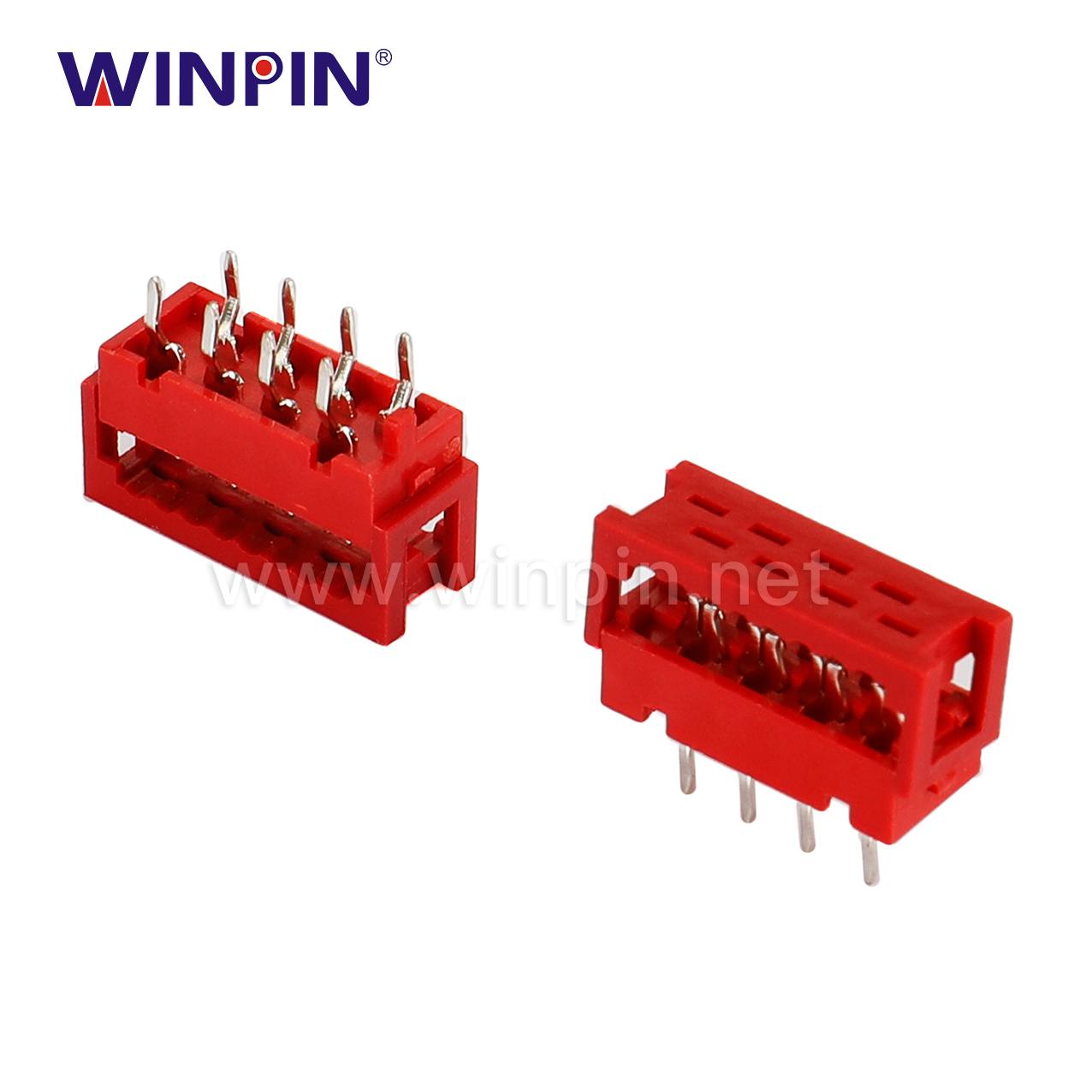 红色DIP 线端公座 8PIN MMMI-08