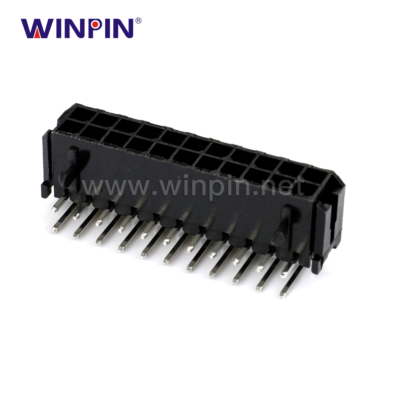 3.00mm 间距 针座 双排 2x11P 弯插 W30001-211R